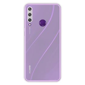 Fitcase Huawei Y6P Kamera Korumalı Silikon Şeffaf Arka Kapak Kılıf