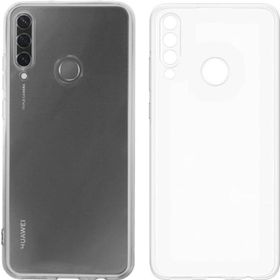 Fitcase Huawei Y6P Kamera Korumalı Silikon Şeffaf Arka Kapak Kılıf