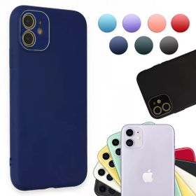 Fitcase iPhone 11 Glass Kamera Korumalı Lansman Silikon Kapak