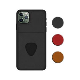 Fitcase iPhone 11 Pro Max Proda Deri Tek Kartlık Cepli Kapak Kılıf
