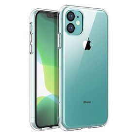Fitcase iPhone 12 Mini Toz Koruma Tıpalı Şeffaf Arka Kapak