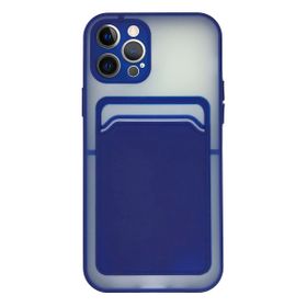 Fitcase iPhone 12 Pro Cardy Kartlık Cepli Mat Kapak Kılıf