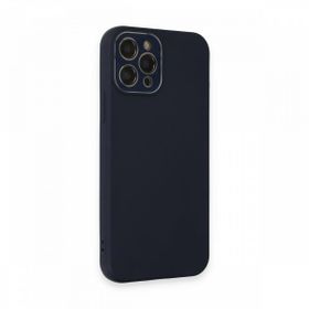 Fitcase iPhone 12 Pro Max Glass Kamera Korumalı Lansman Silikon Kapak