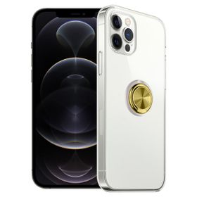 Fitcase iPhone 12 Pro Max Gross Ring Şeffaf Arka Kapak Kılıf