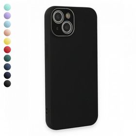 Fitcase iPhone 13 Glass Kamera Korumalı Lansman Silikon Kapak