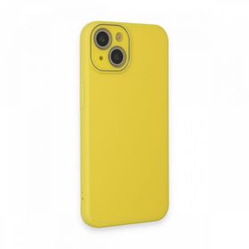 Fitcase iPhone 13 Glass Kamera Korumalı Lansman Silikon Kapak