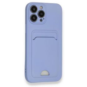 Fitcase iPhone 13 Pro Cardy Soft Delikli Kartlık Cepli Silikon Kapak
