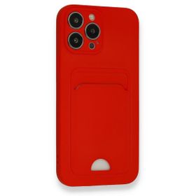 Fitcase iPhone 13 Pro Cardy Soft Delikli Kartlık Cepli Silikon Kapak