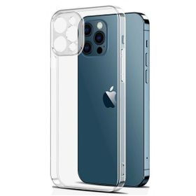 Fitcase iPhone 13 Pro Kamera Korumalı Silikon Kapak Şeffaf Kılıf