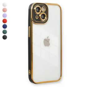 Fitcase iPhone 14 Lazer Lens Kamera Çerçeveli Kapak Kılıf