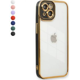 Fitcase iPhone 14 Lazer Lens Kamera Çerçeveli Kapak Kılıf