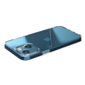 Fitcase iPhone 14 Plus Kamera Korumalı Şeffaf Arka Silikon Cep Telefonu Kılıfı