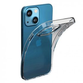 Fitcase iPhone 14 Plus Kamera Korumalı Şeffaf Arka Silikon Cep Telefonu Kılıfı