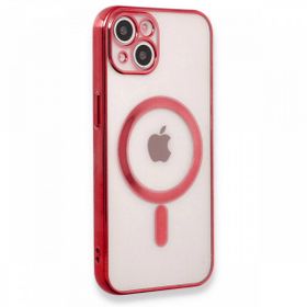 Fitcase iPhone 14 Plus Magsafe Özellikli Lazer Silikon Kapak Kılıf