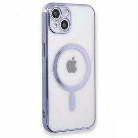 Fitcase iPhone 14 Plus Magsafe Özellikli Lazer Silikon Kapak Kılıf