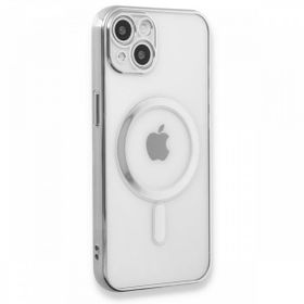 Fitcase iPhone 14 Plus Magsafe Özellikli Lazer Silikon Kapak Kılıf