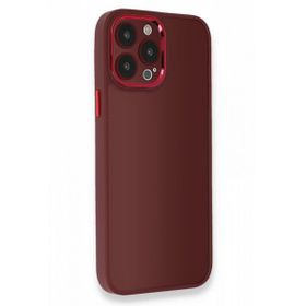 Fitcase iPhone 14 Pro Max Freya Lazer Lens Kamera Çerçeveli Silikon Kapak Kılıf