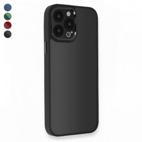 Fitcase iPhone 14 Pro Max Freya Lazer Lens Kamera Çerçeveli Silikon Kapak Kılıf