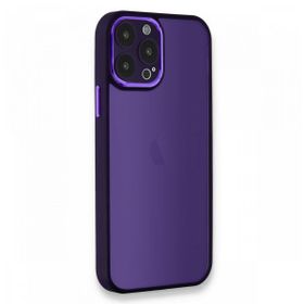 Fitcase iPhone 14 Pro Max Freya Lazer Lens Kamera Çerçeveli Silikon Kapak Kılıf