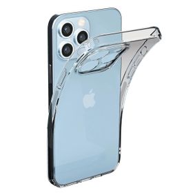 Fitcase iPhone 14 Pro Max Kamera Korumalı Şeffaf Arka Silikon Cep Telefonu Kılıfı