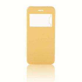 Fitcase iPhone 6 6S Yan Kapaklı TPU Sarı Kılıf