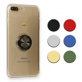Fitcase iPhone 7 Plus 8 Plus Gross Ring Şeffaf Arka Kapak Kılıf