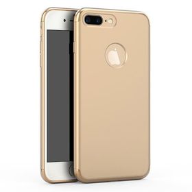 Fitcase Iphone 7 Plus Golden Frame Gold Arka Kapak