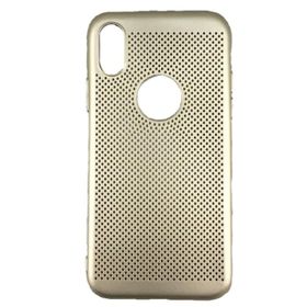 FitCase Iphone X Point Gold Arka Kapak
