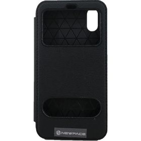Fitcase iPhone X-XS Siyah Gizli Mıknatıslı Pencereli Magnum Kılıf