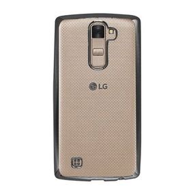 Fitcase Laser Color LG K8 K350 Silikon Siyah Kılıf