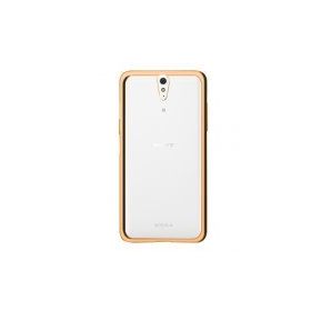 Fitcase Laser Color Xperia C5 Silikon Gold Kılıf
