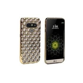 Fitcase Laser Lg G5 H850 Gold Siyah Baklava Desenli