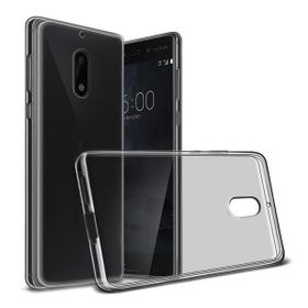 Fitcase Nokia 5 Soft Silikon Şeffaf Siyah Arka Kapak Kılıf
