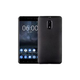 FitCase Nokia 6 Carbon Desen Siyah Arka Kapak