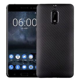 FitCase Nokia 6 Carbon Desen Siyah Arka Kapak