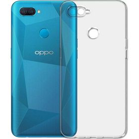 Fitcase Oppo A12 Kamera Korumalı Silikon Şeffaf Kapak Kılıf