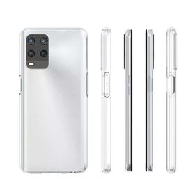 Fitcase Oppo A54 Kamera Korumalı Silikon Şeffaf Arka Kapak Kılıf