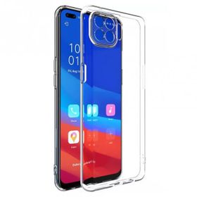 Fitcase Oppo Reno4 Lite Kamera Korumalı Şeffaf Silikon Cep Telefonu Kılıfı