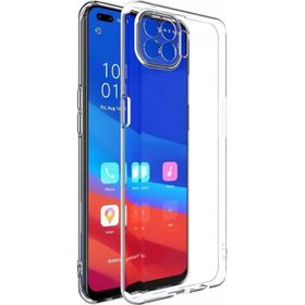 Fitcase Oppo Reno4 Lite Kamera Korumalı Şeffaf Silikon Cep Telefonu Kılıfı