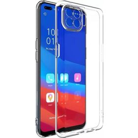 Fitcase Oppo Reno4 Lite Kamera Korumalı Şeffaf Silikon Cep Telefonu Kılıfı