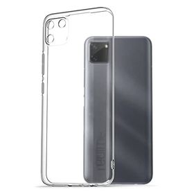 Fitcase Realme C11 Kamera Korumalı Şeffaf Silikon Cep Telefonu Kılıfı