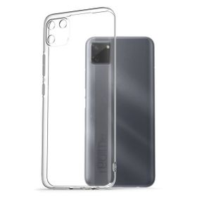 Fitcase Realme C11 Kamera Korumalı Şeffaf Silikon Cep Telefonu Kılıfı