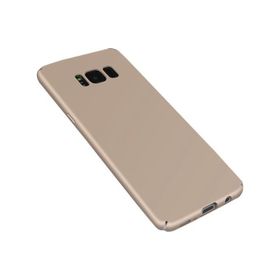 Fitcase Rubber Samsung Galaxy S8 Sert Arka Kapak Gold Kilif