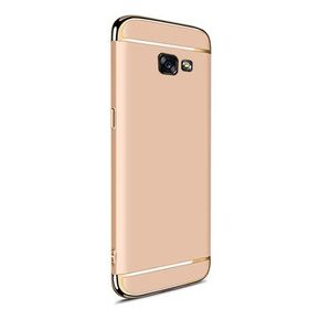 Fitcase Samsung A3 2017 Golden Frame Gold Arka Kapak
