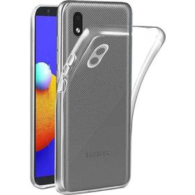 Fitcase Samsung Galaxy A01 Core A013 Kamera Korumalı Şeffaf Silikon Cep Telefonu Kılıfı