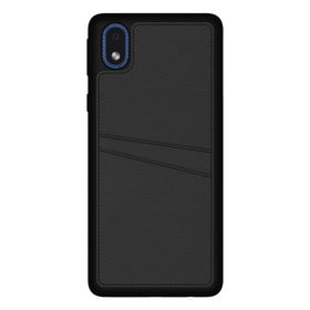 Fitcase Samsung Galaxy A01 Core Proda Deri Çift Kartlık Cepli Kapak Kılıf