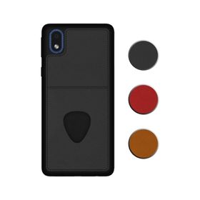Fitcase Samsung Galaxy A01 Core Proda Deri Tek Kartlık Cepli Kapak Kılıf