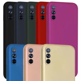 Fitcase Samsung Galaxy A01 Premiums Silikon Cep Telefonu Kılıfı