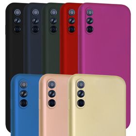 Fitcase Samsung Galaxy A01 Premiums Silikon Cep Telefonu Kılıfı