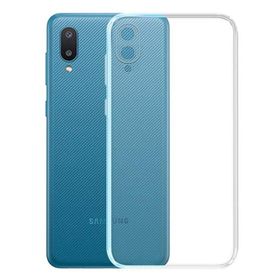 Fitcase Samsung Galaxy A02 A022 Kamera Korumalı Şeffaf Silikon Cep Telefonu Kılıfı